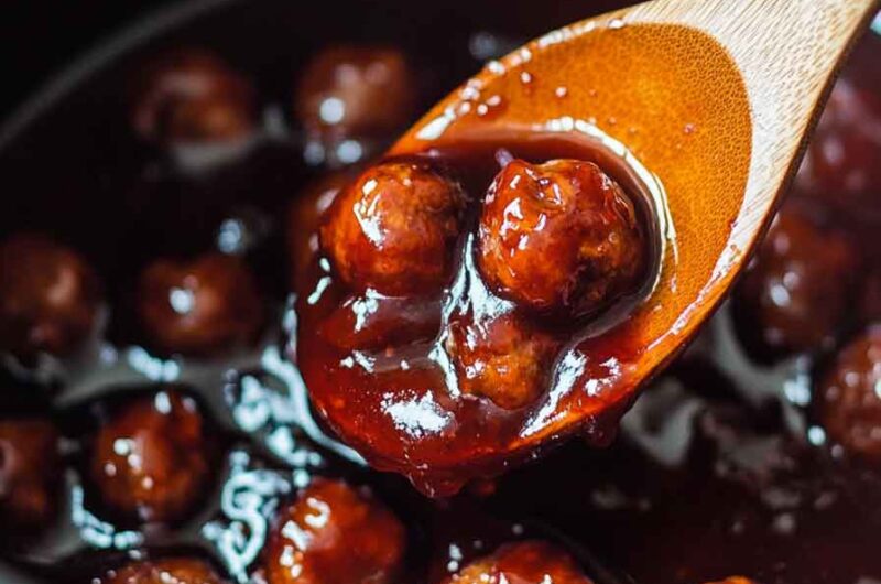 Grape Jelly Meatballs