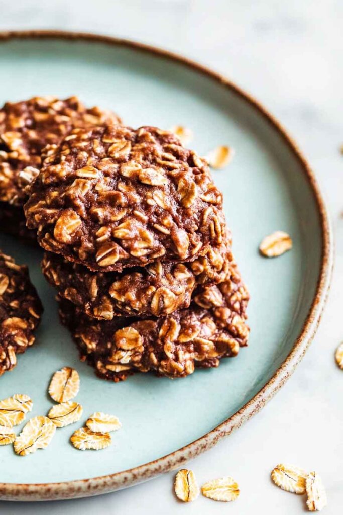 Ingredients for No-Bake Oatmeal Cookies