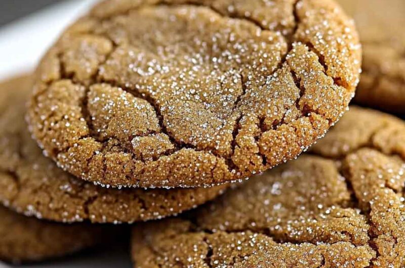 Soft and Chewy Ginger Snaps