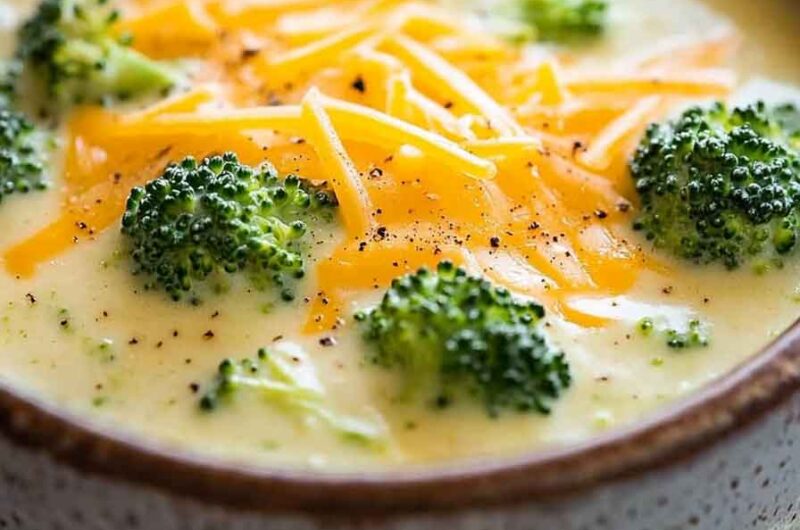 20-Minute Broccoli Cheese Soup