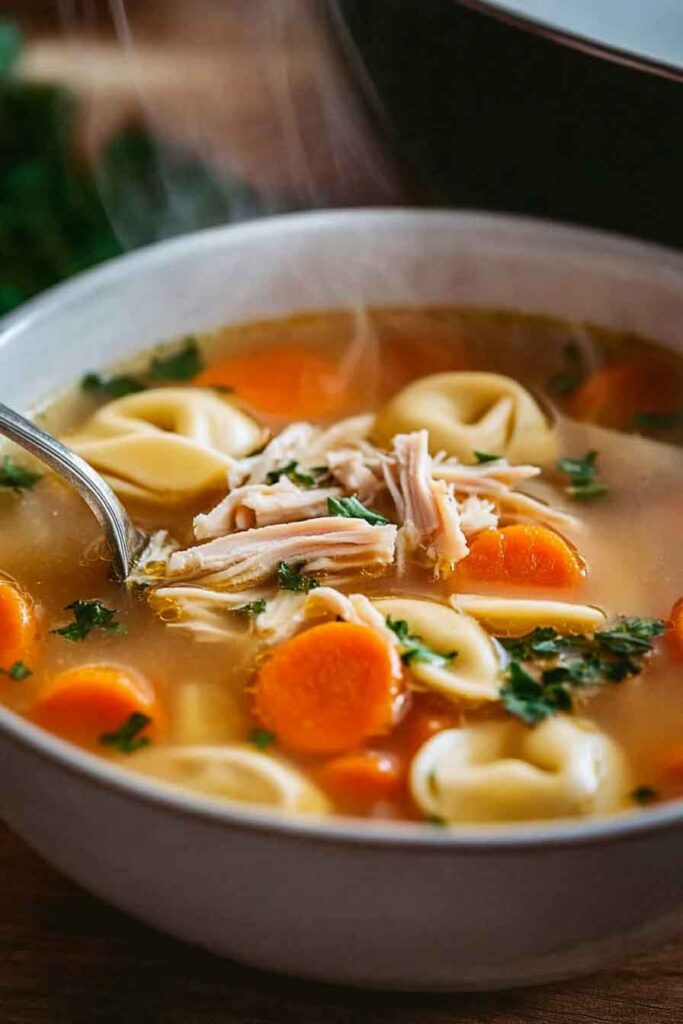 Chicken Tortellini Soup