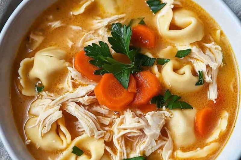 Chicken Tortellini Soup