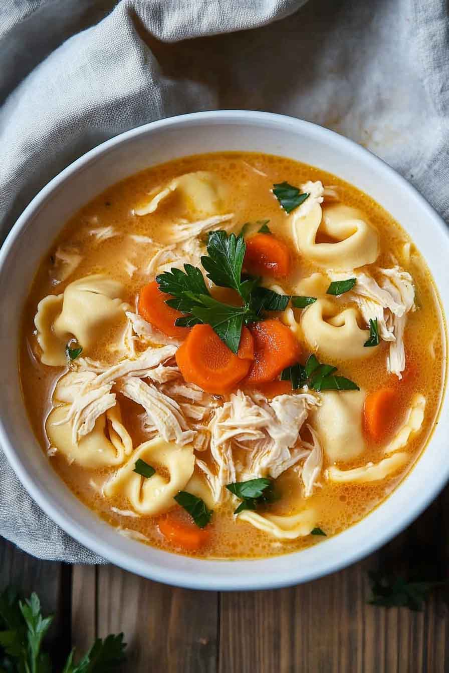 Chicken Tortellini Soup