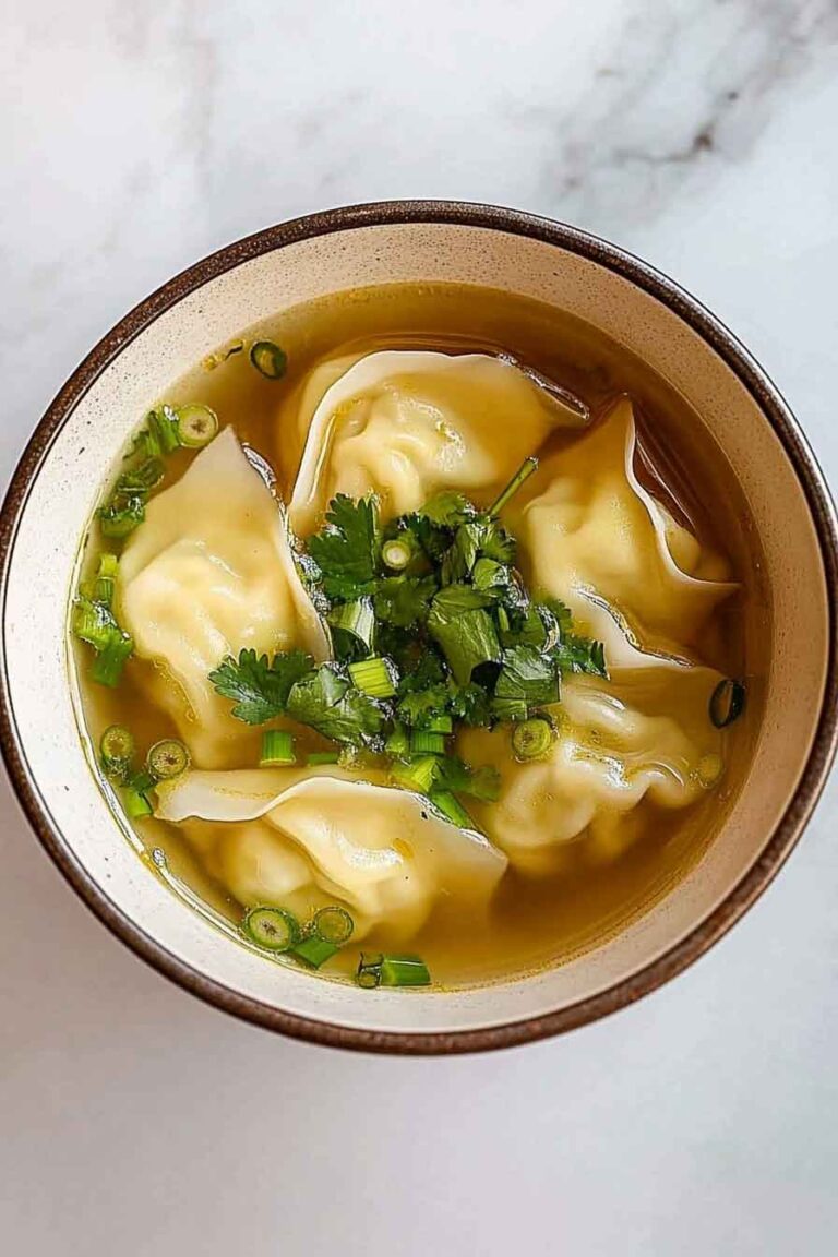 Homemade Wonton Soup