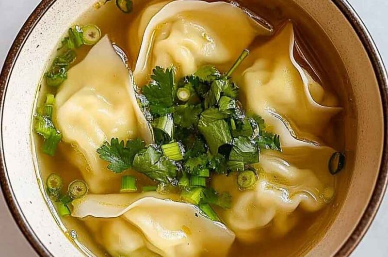 Homemade Wonton Soup