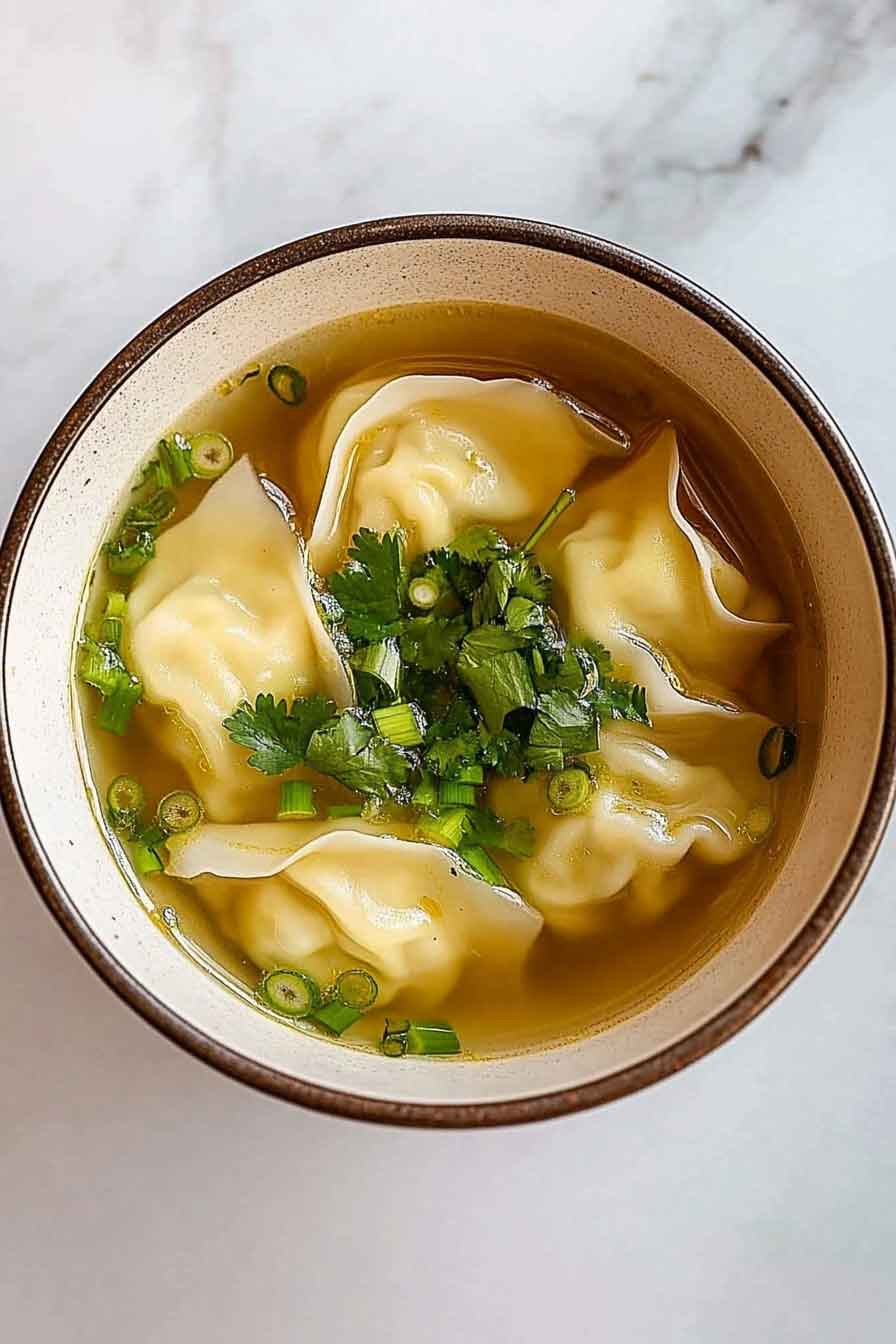 Homemade Wonton Soup