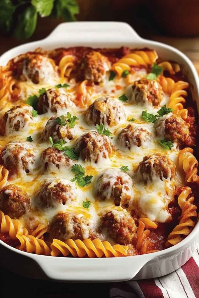 Ingredients for Meatball Casserole