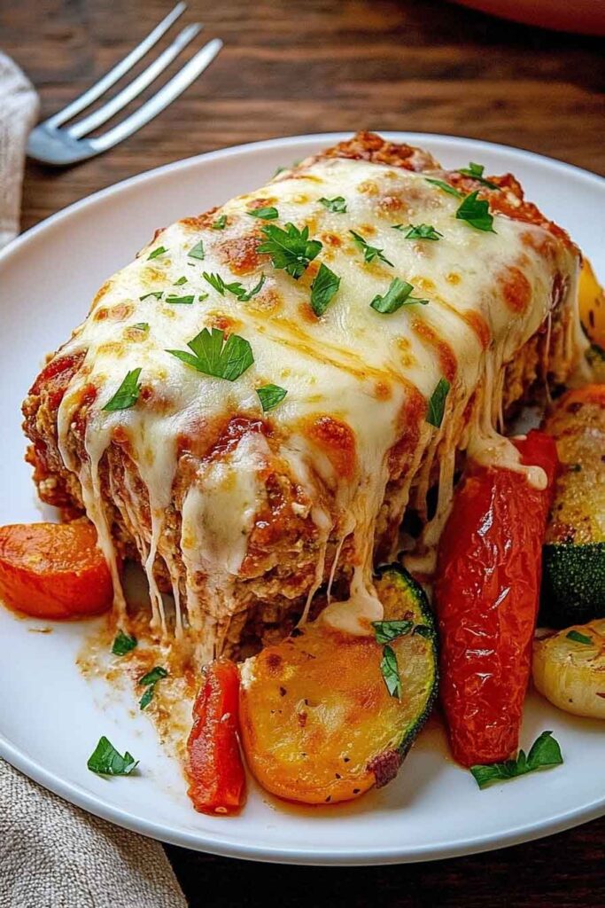 Ingredients for Parmesan Chicken Meatloaf