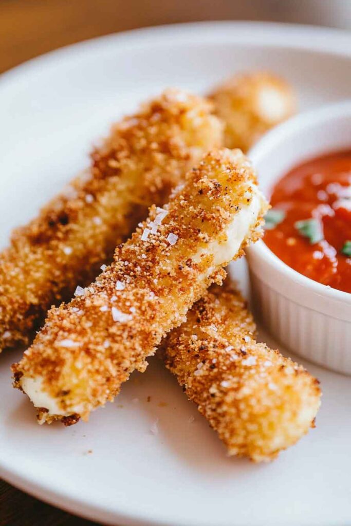 Air Fryer Mozzarella Sticks