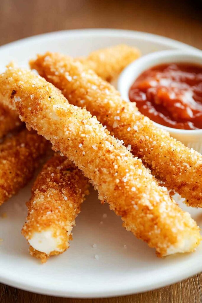 How to Serve Air Fryer Mozzarella Sticks