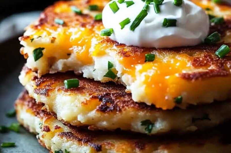 Loaded Mashed Potato Cakes