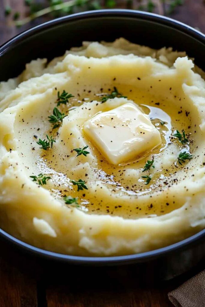 No-Boil Slow Cooker Mashed Potatoes