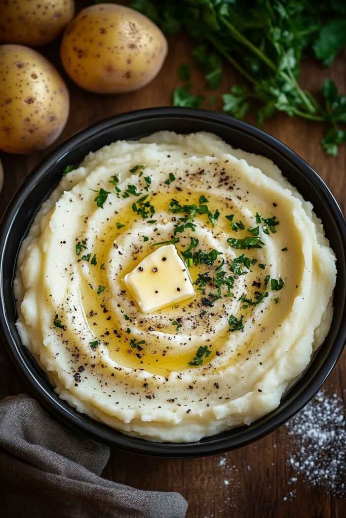 Ingredients for No-Boil Slow Cooker Mashed Potatoes