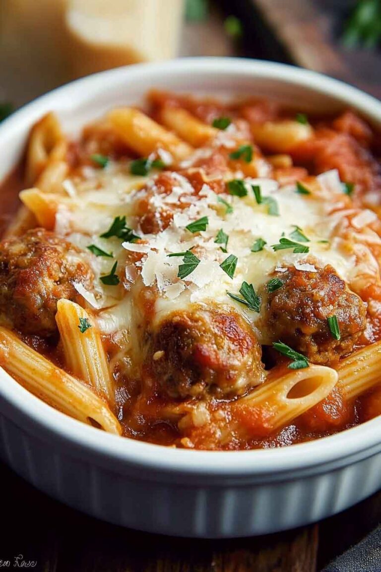Cheesy Baked Penne