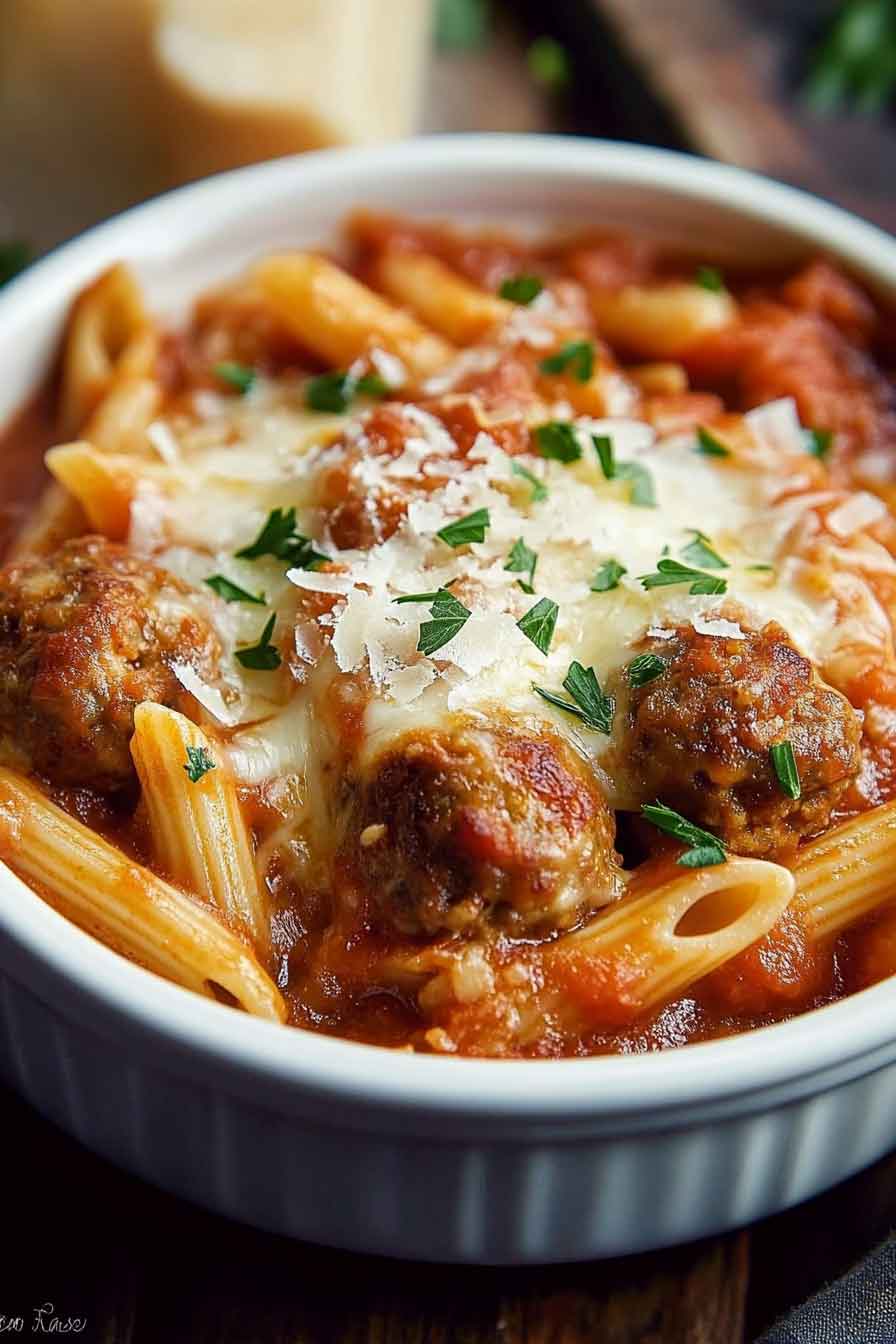 Cheesy Baked Penne