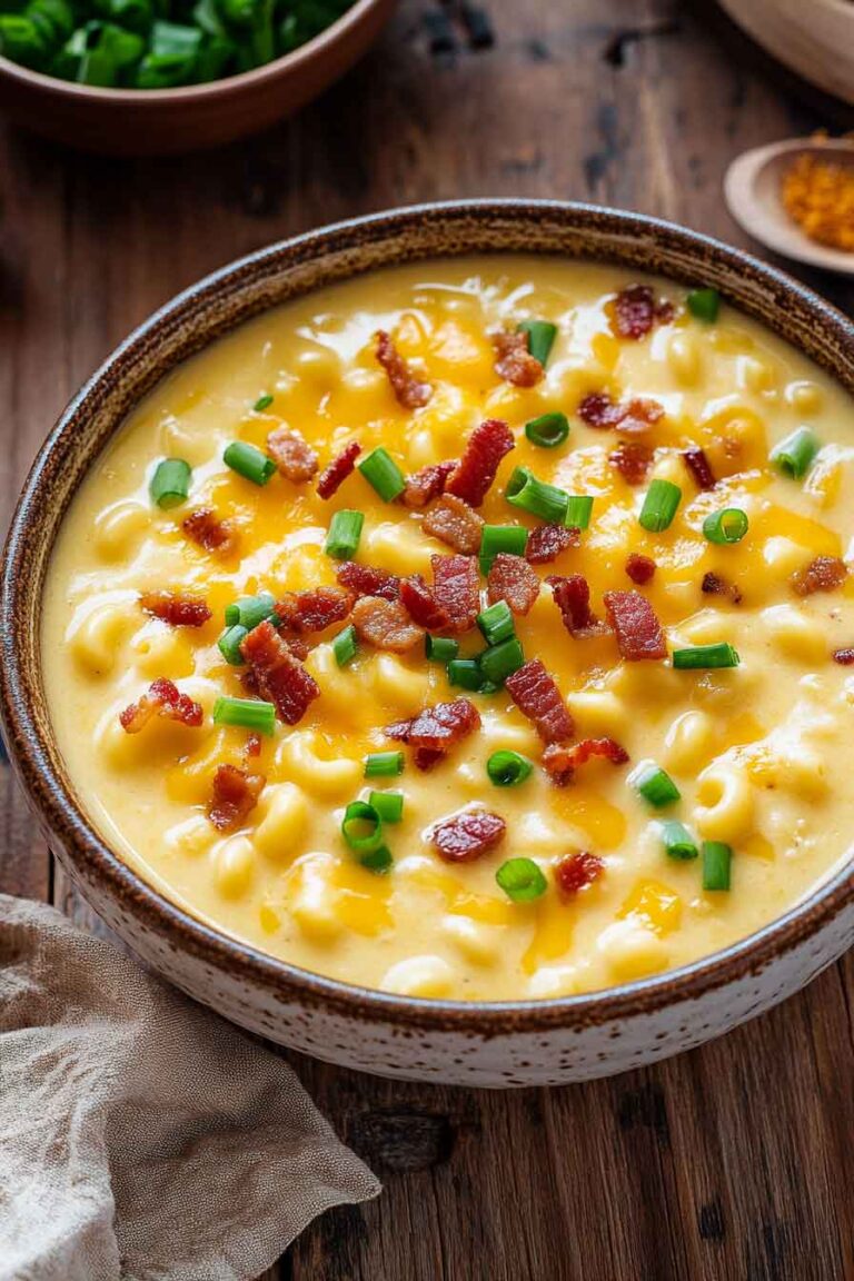 Creamy Mac and Cheese Soup