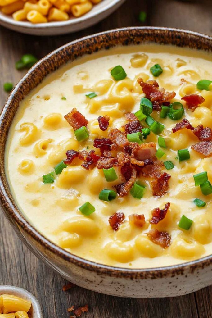 Ingredients for Creamy Mac and Cheese Soup