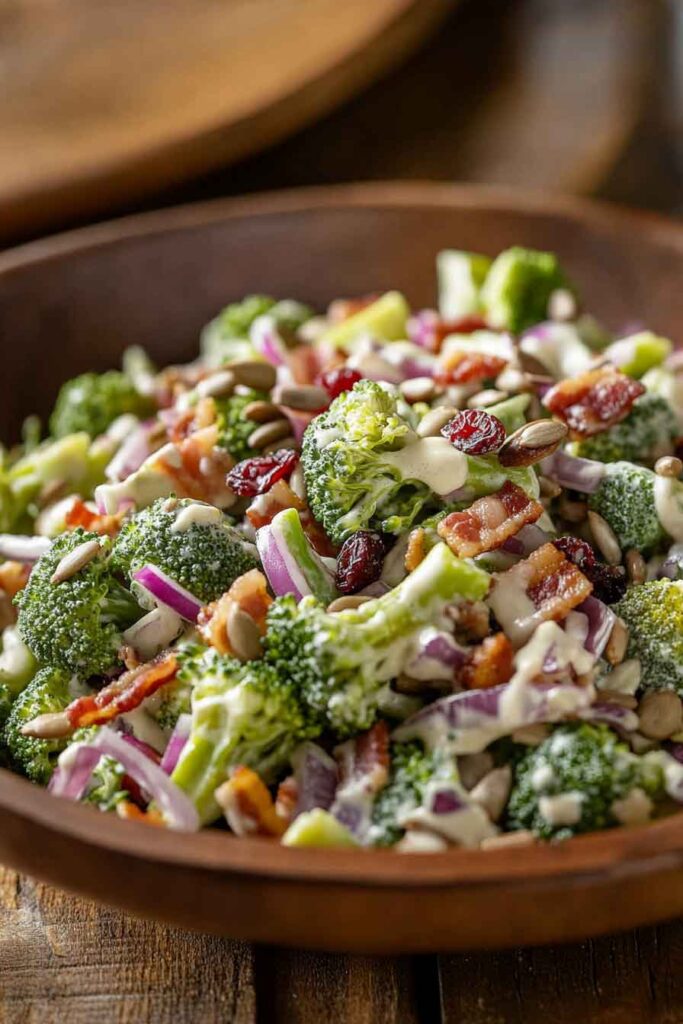 Fresh & Crunchy Broccoli Salad