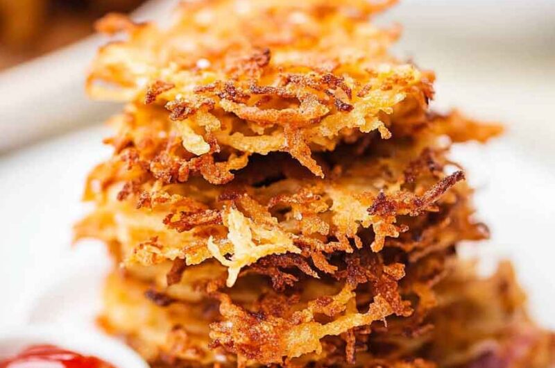 Homemade Shredded Hashbrowns (Skillet or Oven Method)