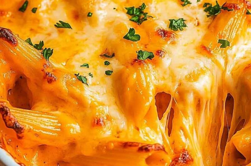 Ranch Buffalo Pasta Bake