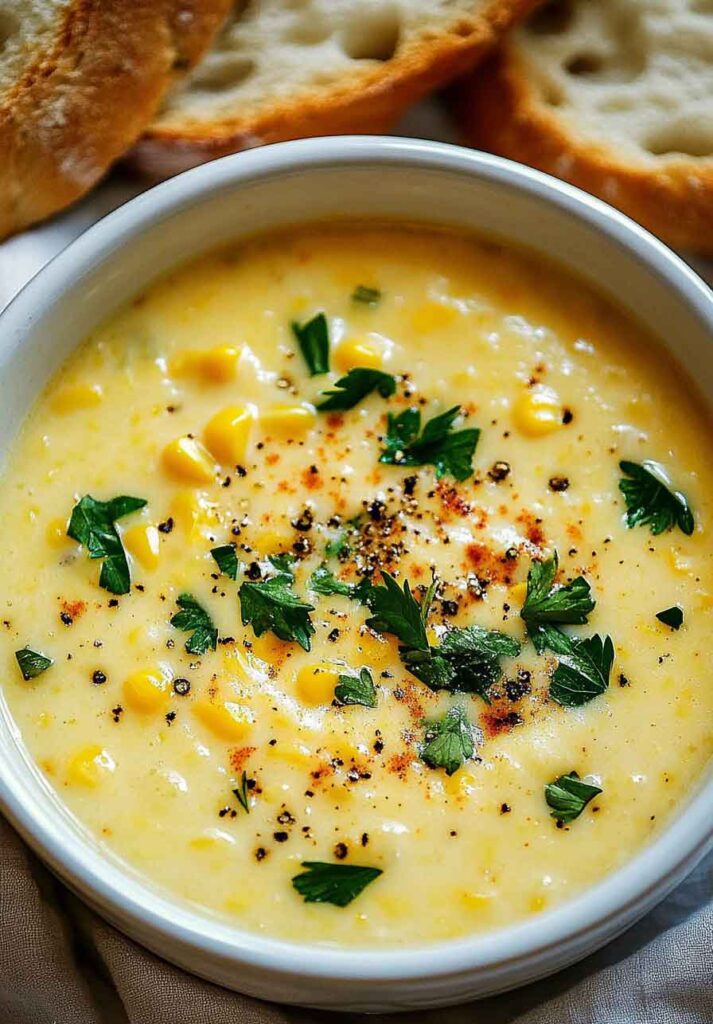 How to Make Creamy Corn Soup