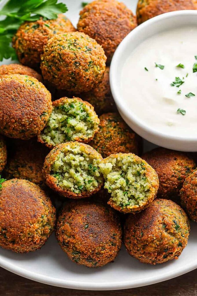 Ingredients for Crispy Homemade Falafel