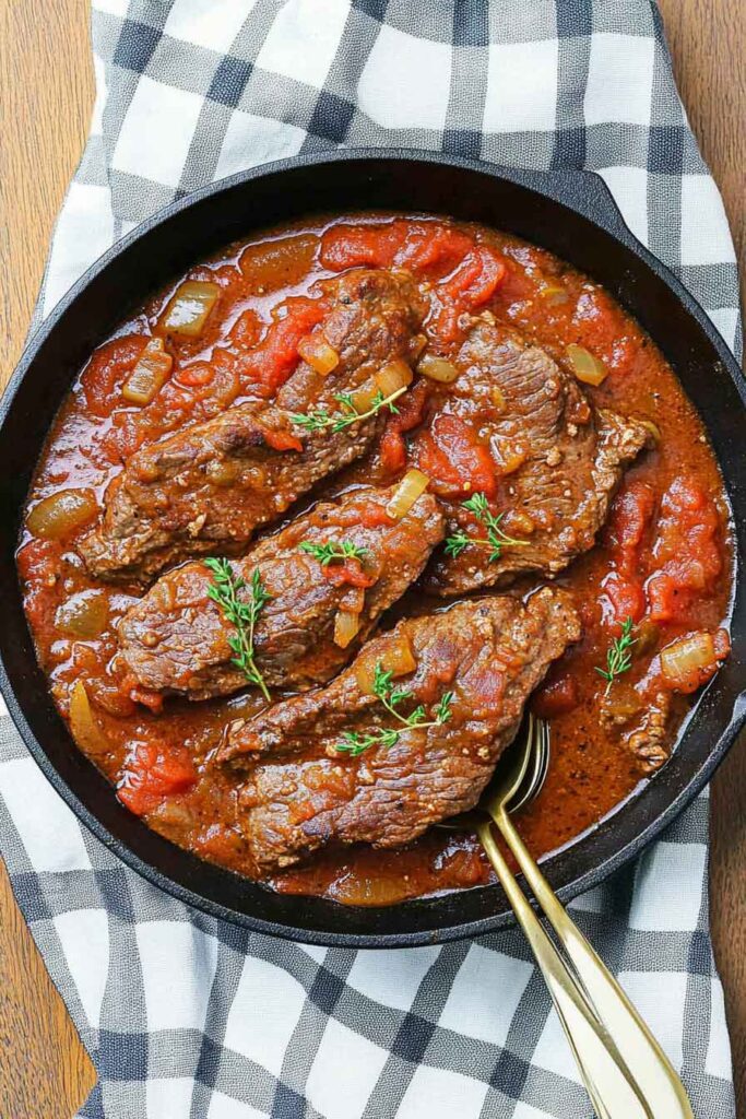 How to Serve Slow Cooker Swiss Steak