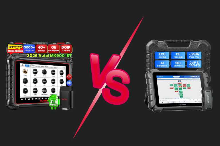 TOPDON ONE vs Autel MaxiCOM MK900BT
